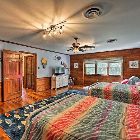 Bayfront Blounts Creek Home Private Beach And Dock! Whichard Beach Esterno foto