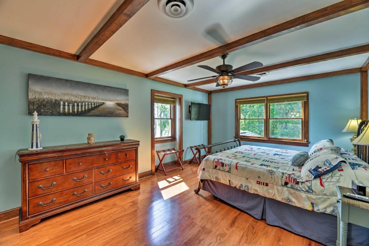 Bayfront Blounts Creek Home Private Beach And Dock! Whichard Beach Esterno foto