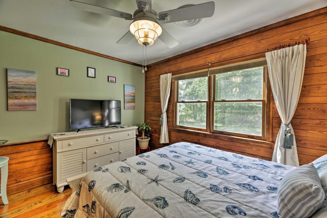 Bayfront Blounts Creek Home Private Beach And Dock! Whichard Beach Esterno foto